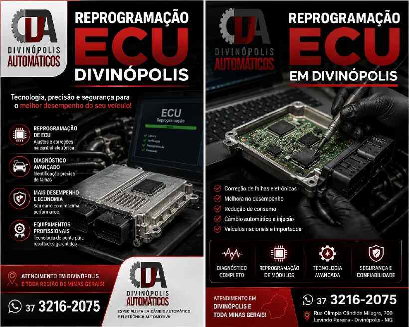 Reprogramação ECU em Divinópolis