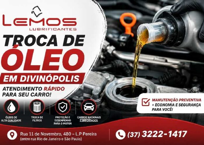 Troca de óleo em Divinópolis: atendimento rápido para seu carro https://rede37.com.br/wp-content/uploads/2026/05/troca-de-oleo-divinopolis-lemos-lubrificantes.jpg.jpg