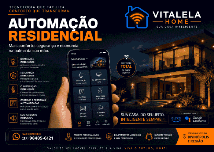 automação residencial em Divinópolis