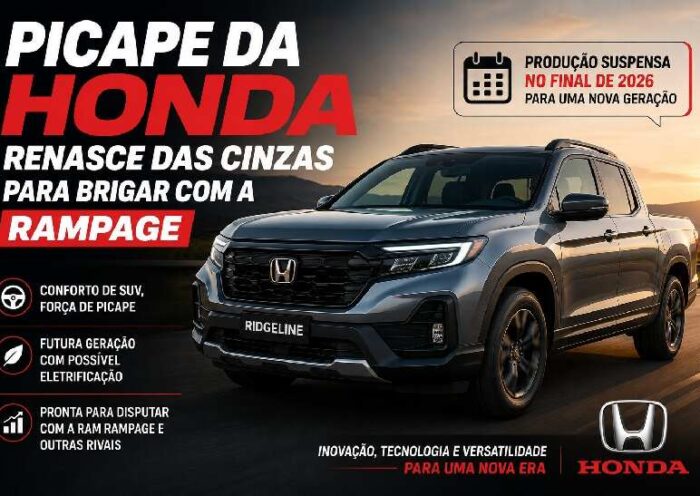 Picape da Honda renasce para desafiar a Ram Rampage e promete agitar o mercado em 2027 https://rede37.com.br/wp-content/uploads/2026/06/DIBULGACAO-3-1-1.jpg