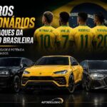 Carros milionários dos craques da Seleção Brasileira