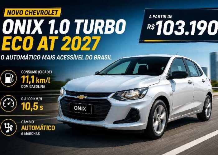 Chevrolet Onix 1.0 Turbo Eco AT 2027 chega por R$ 103 mil e se torna o automático mais acessível do Brasil https://rede37.com.br/wp-content/uploads/2026/06/DIBULGACAO-3-1-15.jpg