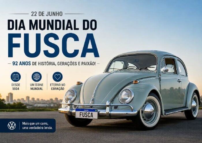 Dia Mundial do Fusca: 92 anos de história do carro que conquistou gerações https://rede37.com.br/wp-content/uploads/2026/06/DIBULGACAO-3-1-18.jpg