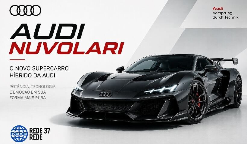 Audi surpreende com o Nuvolari: supercarro híbrido de quase 1.000 cv usa motor V8 da Lamborghini https://rede37.com.br/wp-content/uploads/2026/06/DIBULGACAO-3-1-4.jpg