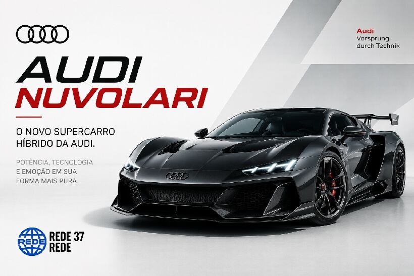 Audi surpreende com o Nuvolari: supercarro híbrido de quase 1.000 cv usa motor V8 da Lamborghini https://rede37.com.br/wp-content/uploads/2026/06/DIBULGACAO-3-1-4.jpg