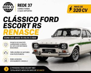Clássico Ford Escort RS renasce com mais de 320 cv e tecnologia moderna sem perder a alma dos anos 70 https://rede37.com.br/wp-content/uploads/2026/06/DIBULGACAO-3-1-7.jpg