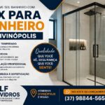 BOX PARA BANHEIRO EM DIVINÓPOLIS Vidro temperado • Instalação profissional • LF Vidros