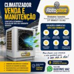 Venda e manutenção de climatizadores evaporativos em Divinópolis com atendimento especializado da Gustavo Vaz Representante Rotoplast.