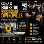 Escola de barbeiro no centro de Divinópolis com aulas práticas na Seven Escola de Barbeiros.