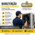Técnico realizando manutenção de climatizador evaporativo em Divinópolis para melhorar desempenho e economia de energia.