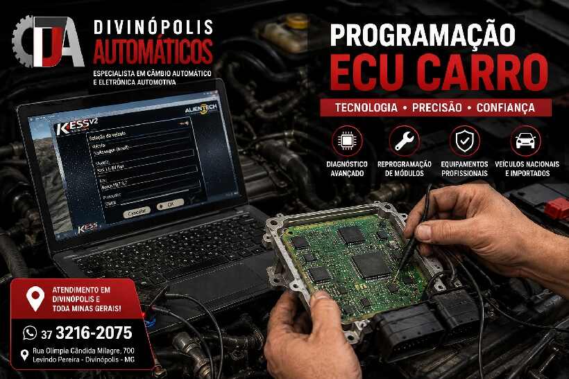 PROGRAMAÇÃO ECU CARRO EM DIVINÓPOLIS MG