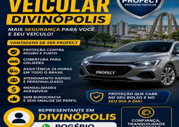 PROTEÇÃO VEICULAR DIVINÓPOLIS 🚗 Mais segurança para seu veículo ✅ Roubo e Furto ✅ Assistência 24h ✅ Excelente custo-benefício Representante em Divinópolis 📱 Rogério: (37) 98831-4037 PROFECT 🚘 Proteção que acompanha você.