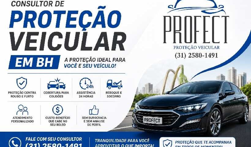 Consultor de proteção veicular em BH