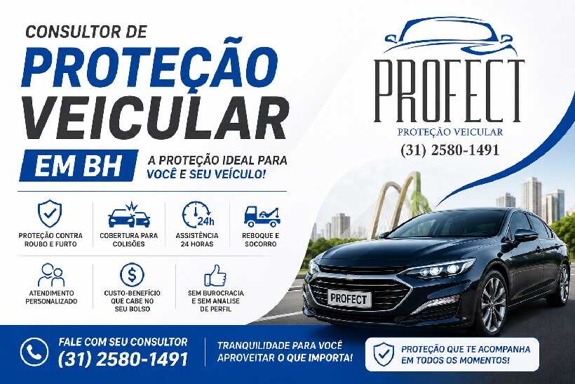 Consultor de proteção veicular em BH