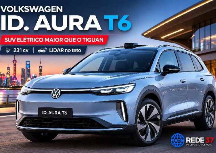 Volkswagen ID. Aura T6 é revelado na China: SUV elétrico supera o Tiguan em tamanho e aposta em condução autônoma https://rede37.com.br/wp-content/uploads/2026/07/DIBULGACAO-3-1-11.jpg