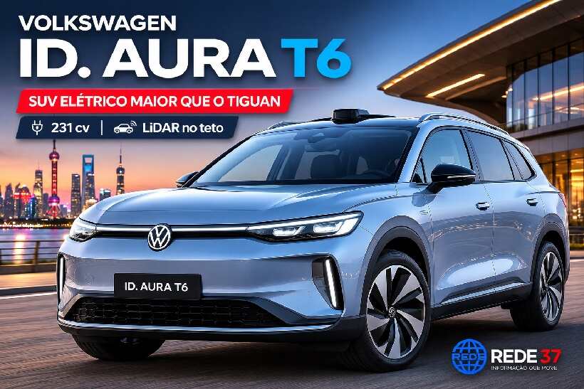 Volkswagen ID. Aura T6 é revelado na China: SUV elétrico supera o Tiguan em tamanho e aposta em condução autônoma https://rede37.com.br/wp-content/uploads/2026/07/DIBULGACAO-3-1-11.jpg