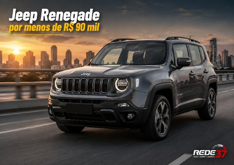 Jeep Renegade usado por menos de R$ 90 mil: SUV oferece motor 1.3 turbo, seis airbags e ótimo custo-benefício https://rede37.com.br/wp-content/uploads/2026/07/DIBULGACAO-3-1-13.jpg