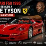 Ferrari F50 que pertenceu a Mike Tyson vai a leilão nos EUA e pode alcançar US$ 9 milhões https://rede37.com.br/wp-content/uploads/2026/07/DIBULGACAO-3-1-20.jpg