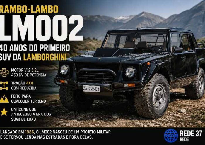 Lamborghini LM002 completa 40 anos: o SUV que nasceu para a guerra e revolucionou o segmento de luxo https://rede37.com.br/wp-content/uploads/2026/07/DIBULGACAO-3-1-7.jpg