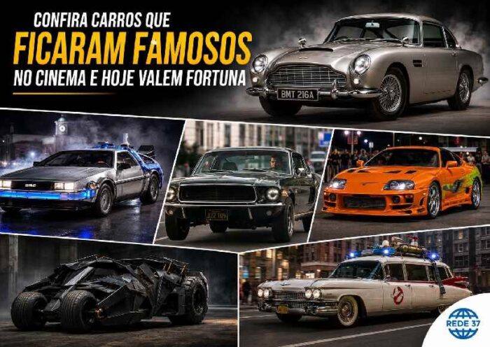 Confira carros que ficaram famosos no cinema e hoje valem uma fortuna https://rede37.com.br/wp-content/uploads/2026/07/DIBULGACAO-3-1.jpg