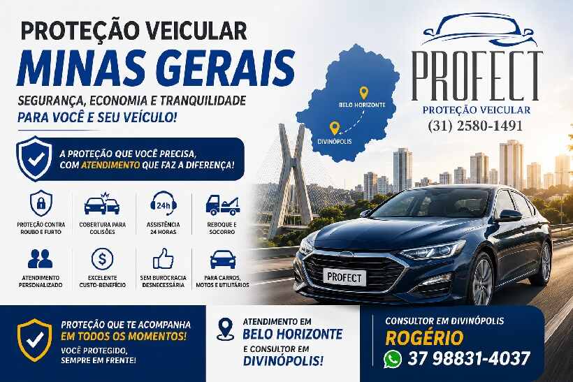 PROTEÇÃO VEICULAR MINAS GERAIS: SEGURANÇA, ECONOMIA E ATENDIMENTO PERSONALIZADO COM A PROFECT https://rede37.com.br/wp-content/uploads/2026/07/PROFECT-DIVINOPOLIS.jpg