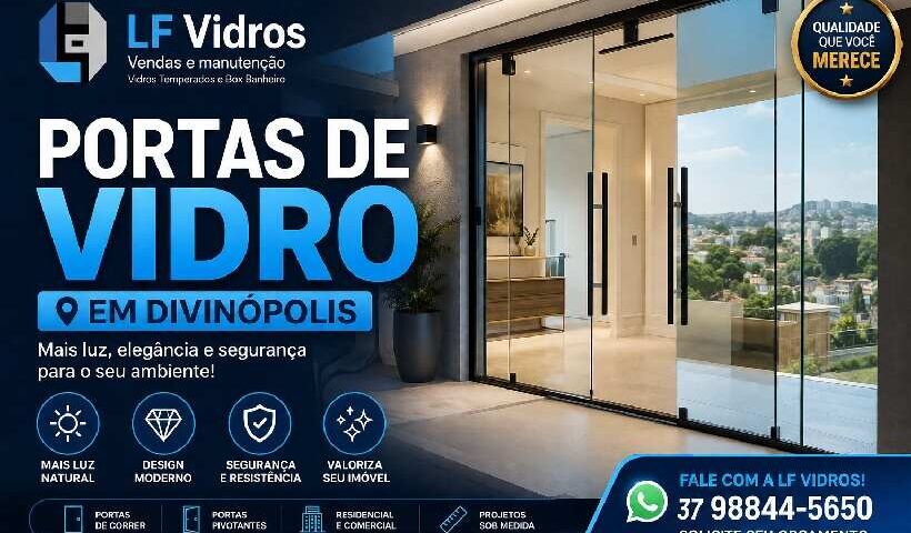 Portas de Vidro em Divinópolis | LF Vidros - Projetos Sob Medida https://rede37.com.br/wp-content/uploads/2026/07/portas-de-vidro-Divinopolis.jpg