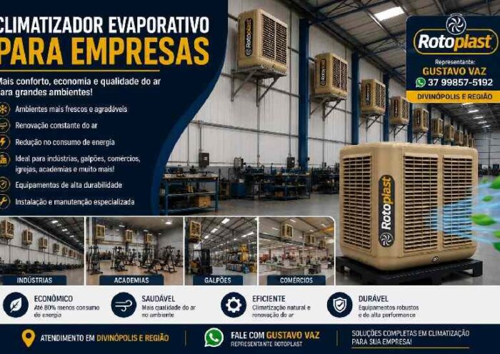 Climatizador Evaporativo para Empresas em Divinópolis: Economia, Conforto e Eficiência https://rede37.com.br/wp-content/uploads/2026/08/Climatizador-Evaporativo-para-Empresas.jpg