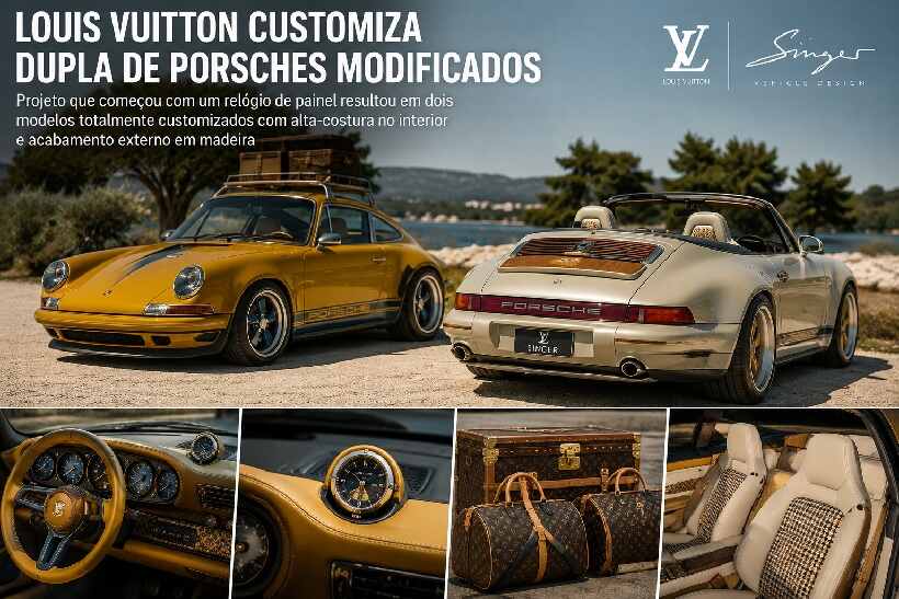 Louis Vuitton customiza dupla de Porsche 911 com madeira, alta-costura e relógio de luxo https://rede37.com.br/wp-content/uploads/2026/08/DIBULGACAO-3-1-11.jpg