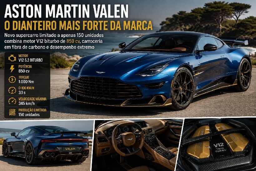 Aston Martin Valen: novo supercarro de 850 cv é o modelo de motor dianteiro mais potente da marca https://rede37.com.br/wp-content/uploads/2026/08/DIBULGACAO-3-1-12.jpg