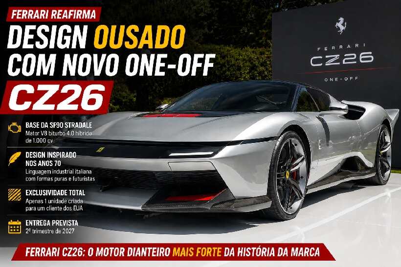 Ferrari CZ26: novo one-off leva a SF90 Stradale a uma nova dimensão de design https://rede37.com.br/wp-content/uploads/2026/08/DIBULGACAO-3-1-13.jpg