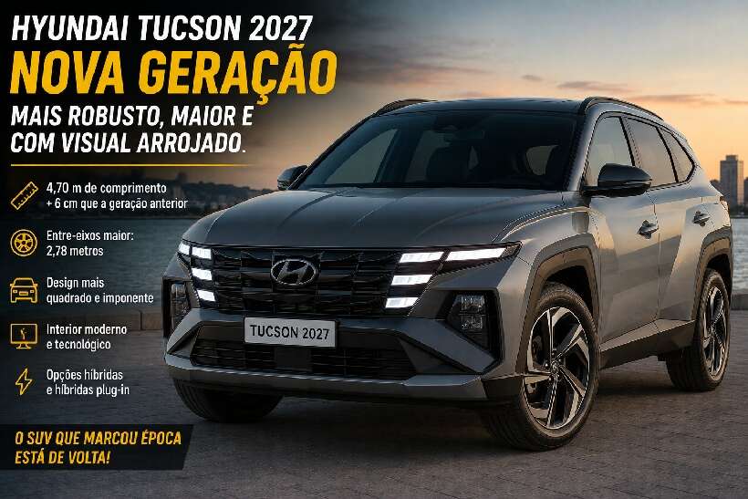 Hyundai Tucson 2027 ganha nova geração com visual arrojado, cresce de tamanho e mira segmento de SUVs médios https://rede37.com.br/wp-content/uploads/2026/08/DIBULGACAO-3-1-17.jpg