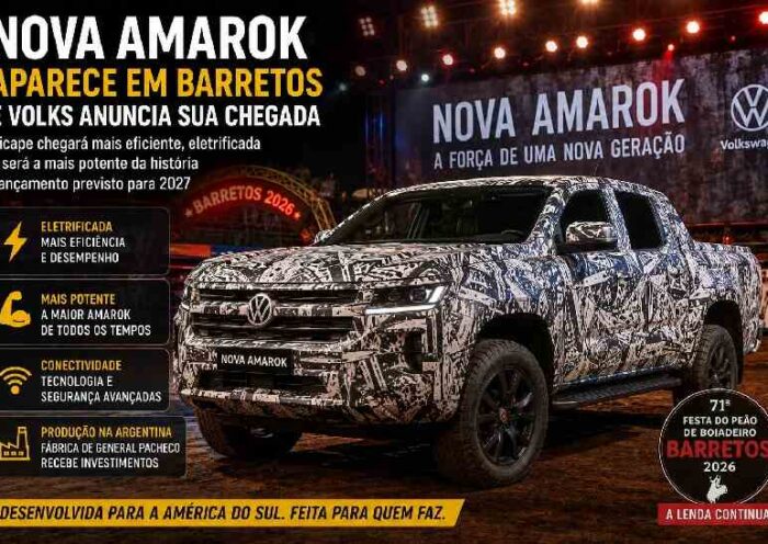 Nova Amarok aparece em Barretos e Volkswagen anuncia chegada da nova geração em 2027 https://rede37.com.br/wp-content/uploads/2026/08/DIBULGACAO-3-1-18.jpg