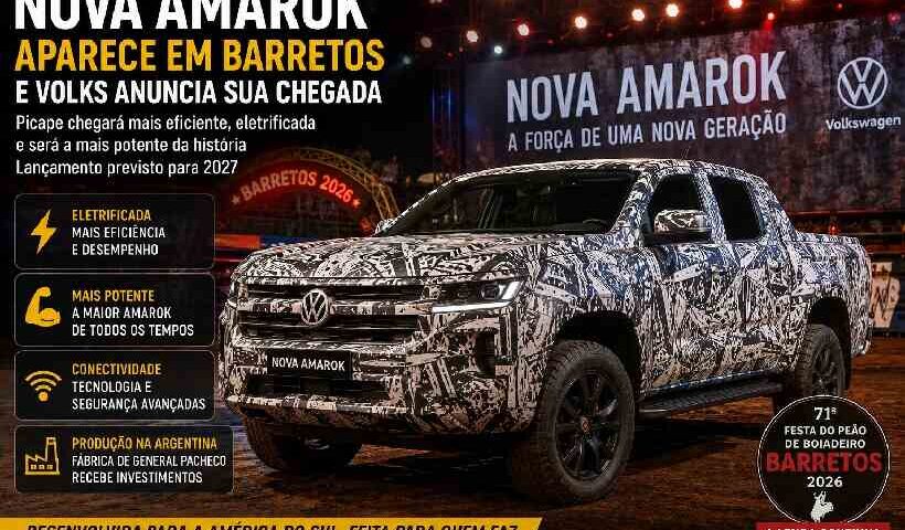Nova Amarok aparece em Barretos e Volkswagen anuncia chegada da nova geração em 2027 https://rede37.com.br/wp-content/uploads/2026/08/DIBULGACAO-3-1-18.jpg