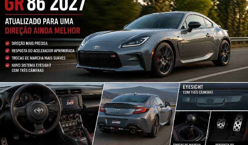 Toyota GR86 2027: esportivo ganha direção mais precisa, acelerador refinado e câmbio manual aprimorado https://rede37.com.br/wp-content/uploads/2026/08/DIBULGACAO-3-1-6.jpg