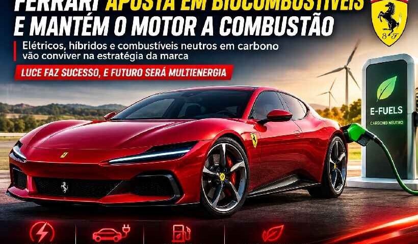 Ferrari reforça aposta em combustíveis neutros em carbono e mantém o motor a combustão no jogo https://rede37.com.br/wp-content/uploads/2026/08/DIBULGACAO-3-1.jpg
