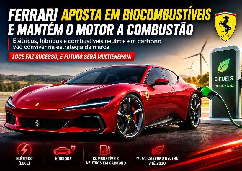 Ferrari reforça aposta em combustíveis neutros em carbono e mantém o motor a combustão no jogo https://rede37.com.br/wp-content/uploads/2026/08/DIBULGACAO-3-1.jpg