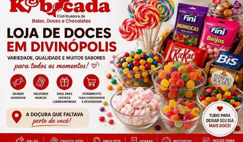Loja de Doces em Divinópolis: Variedade de Balas, Chocolates e Doces na Kibocada https://rede37.com.br/wp-content/uploads/2026/08/Loja-de-doces-em-Divinopolis-2.jpg
