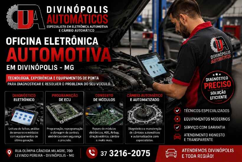 Oficina Eletrônica Automotiva em Divinópolis MG | Divinópolis Automático