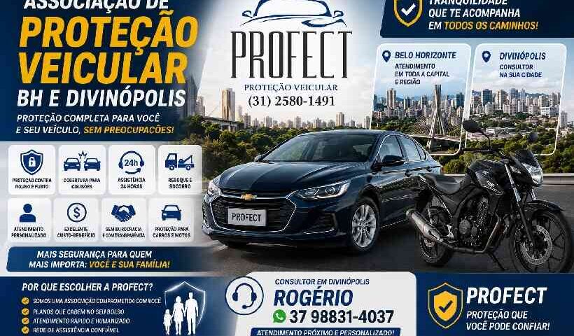Associação de proteção veicular BH e Divinópolis - PROFECT