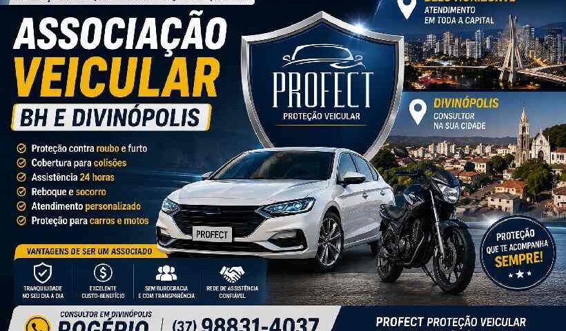 Associação veicular BH e Divinópolis - PROFECT Proteção Veicular