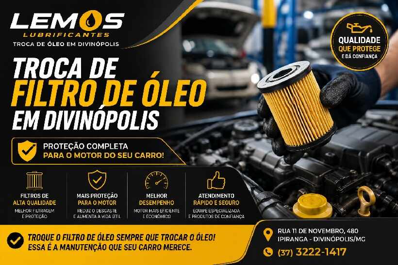 Troca de Filtro de Óleo em Divinópolis: entenda a importância para proteger o motor https://rede37.com.br/wp-content/uploads/2026/08/troca-de-filtro-de-oleo-em-divinopolis-lemos-lubrificantes.jpg-2.jpg