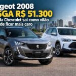 Peugeot 2008 rasga R$ 51.300 para taxistas e SUV da Chevrolet fica mais caro na comparação https://rede37.com.br/wp-content/uploads/2026/09/DIBULGACAO-3-1-19.jpg