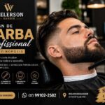 Design de barba profissional em Divinópolis realizado pela Welerson Barber