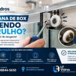 Roldana de box fazendo barulho e manutenção de box de vidro em Divinópolis