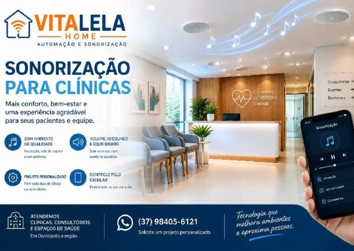 Sonorização para Clínicas: como criar um ambiente mais confortável para pacientes e profissionais https://rede37.com.br/wp-content/uploads/2026/09/sonorizacao-para-clinicas.jpg