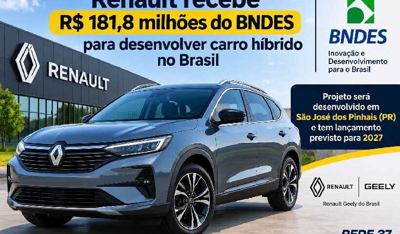 Renault recebe R$ 181,8 milhões do BNDES para desenvolver carro híbrido no Brasil https://rede37.com.br/wp-content/uploads/2026/10/DIBULGACAO-3-1-11.jpg