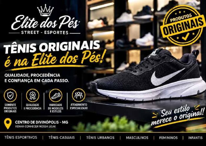 Tênis Originais em Divinópolis: Elite dos Pés trabalha somente com produtos originais https://rede37.com.br/wp-content/uploads/2026/10/Tenis-Originais-em-Divinopolis.jpg