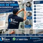Manutenção de box de vidro em Divinópolis realizada pela LF Vidros.