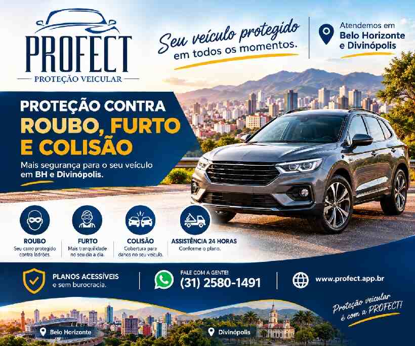 Proteção contra roubo, furto e colisão em Divinópolis e BH: conheça a PROFECT https://rede37.com.br/wp-content/uploads/2026/10/protecao-roubo-furto-colisao-profect-bh-divinopolis.jpg.jpg